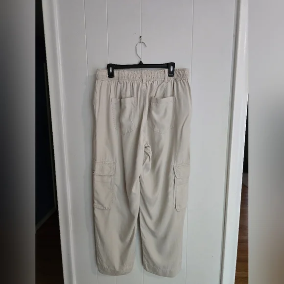 NWT Quince Vintage Wash Tencel Drawstring Cargo Pants - Picture 8 of 13